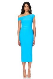 Natalia Midi Dress in Turquoise at Nookie