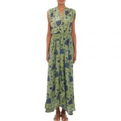 Natalie Martin Flower-Print Sleeveless andquotNicoandquot Maxi Dress at Barneys