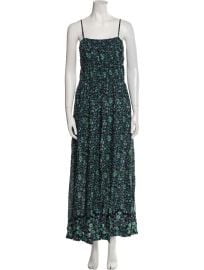Natalie Martin in Petite Fleur Marine Gina Maxi Dress at The Real Real