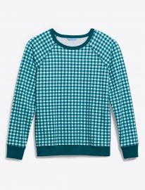 Natalie Sweatshirt in Gingham by Draper James at Draper James