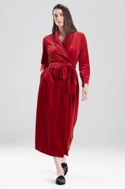 Natalie Velvet Robe at Natori