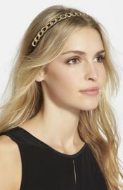 Natasha Couture and39Foxie Broxieand39 Chain Embellished Headband at Nordstrom