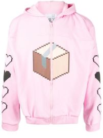 Natasha Zinko 8-bit Box Zip Hoodie - at Farfetch