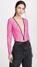 Natasha Zinko Elastic Lace Bodysuit at Shopbop