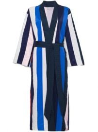 Natasha Zinko Striped Midi Robe - Farfetch at Farfetch