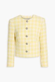 Nathan Checked Cotton Blend Tweed Jacket at The Outnet