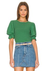 Nation LTD Bardot Gathered Top at Revolve