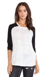 Nation LTD Green Lake Tee in White and Black  REVOLVE at Revolve