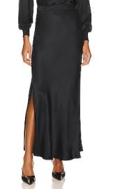 Nation Los Angeles Maribel Bias Skirt In Black at Revolve