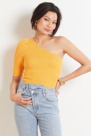 Nation Ltd Kirstie Smocked One Shoulder Top at EverEve