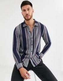 Native Youth Stripe Shirt at Asos