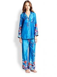 Natori - Floral Print Charmeuse Pajamas at Saks Fifth Avenue