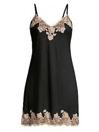 Natori - Josie Natori Charlize Lace Embroidered Chemise at Saks Fifth Avenue