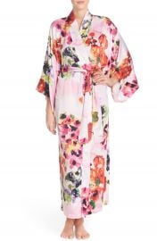 Natori  Waterspring  Floral Charmeuse Robe at Nordstrom