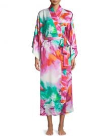 Natori Paraiso Long Kimono Robe at Neiman Marcus