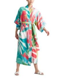 Natori Printed Kimono Sleeve Sleep Robe Bloomingdale39s at Bloomingdales