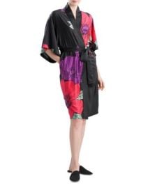 Natori Printed Wide Sleeve Robe Bloomingdales at Bloomingdales