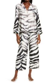 Natori Tiger Print Satin Pajamas at Nordstrom