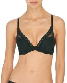 Natori Womens Feathers Lace Contour Underwire Plunge Bra - Macys at Macys