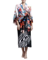 Natori Xianado Long Satin Robe at Neiman Marcus