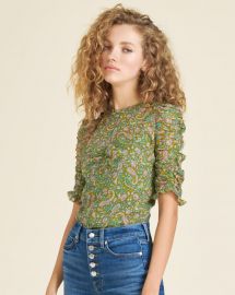 Natuka Paisley Blouse at Veronica Beard