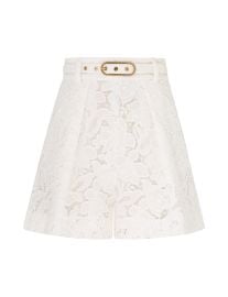 Natura Lace Short Ivory Online Zimmermann at Zimmermann