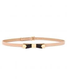 Natural Skinny Bow Belt at Ted Baker