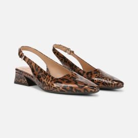 Naturalizer Ginger Slingback Pumps in Leopard Print Faux Leather at Naturalizer