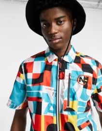 Nautica Competition frap set sports shirt in multi at ASOS