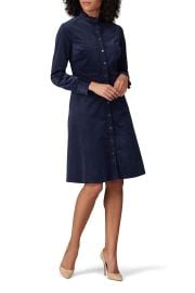 Navy Corduroy Shirt Dress by Draper James for 30 Rent the Runway at Rent the Runway