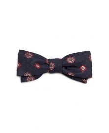 Navy Foulard Bow Tie at Brooks Brothers