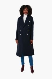 Navy Inverraray Wool Coat Barbour at Tuckernuck