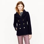 Navy Majesty pea coat at J Crew at J. Crew