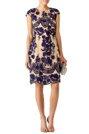 Navy Mena Dress by Marchesa Notte for 115 Rent the Runway at Rent the Runway