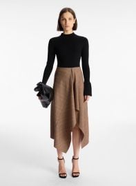 Navy Midi Skirt at ALC