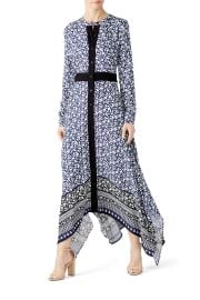 Navy Printed Maxi by Slate amp Willow for 62 Rent the Runway at Rent the Runway