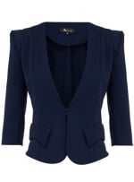 Navy blazer at Dorothy Perkins at Dorothy Perkins