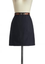 Navy blue skirt like Rileys at Modcloth