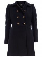 Navy coat like Pennys from Dorothy Perkins at Dorothy Perkins