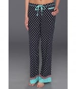 Navy polka dot pajama pants by PJ Salvage at Zappos