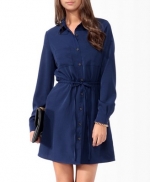 Navy shirtdress from Forever 21 at Forever 21