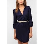 Navy shirtdress from Urban Outfitters at Urban Outfitters