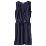 Navy tulip wrap dress at Target