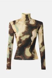Nayeli Tie Dye Turtleneck Top by Nanushka Rent the Runway at Rent the Runway