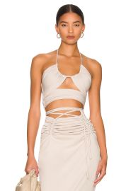 Nbd Aviana Top In Stone Grey at Revolve