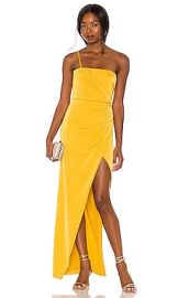 Nbd Magnus Gown In Goldenrod at Revolve