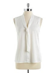 Neck Tie Blouse by Anne Klein at Lord & Taylor