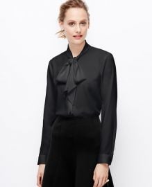 Neck tie blouse at Ann Taylor