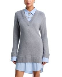 Necklace Santina Layered Look Mini Dress at Bloomingdales