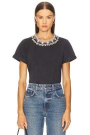 Necklace Washed Shrunken Tee at Revolve